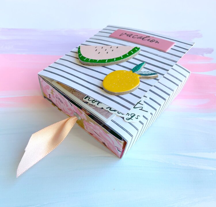 Sunny Days Mini Album with Memory box drawer