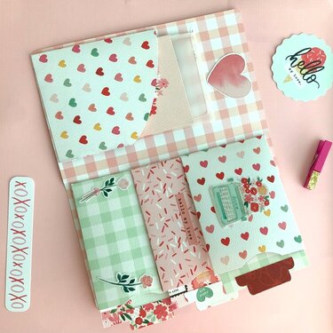 Valentines Flipbook mini album