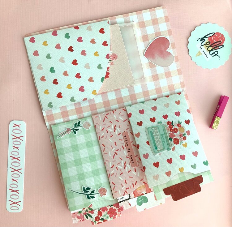 Valentines Flipbook mini album