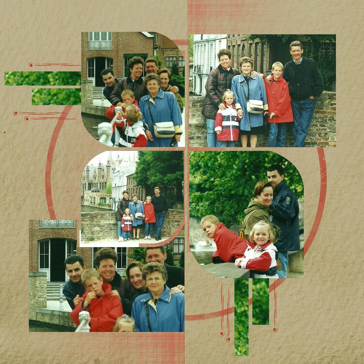 Family in Bruges - Belgium