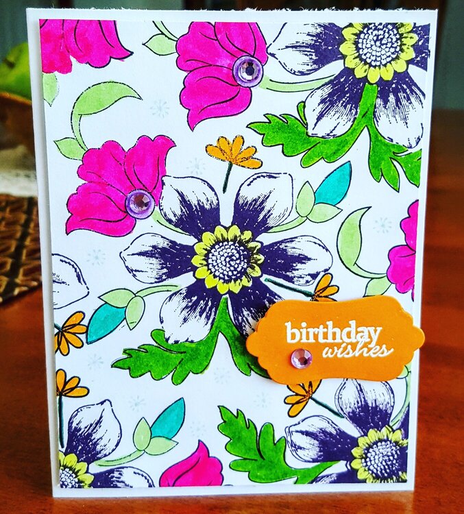 Floral birthday