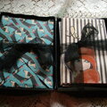 Purse and Cards with Envelopes with Graphic 45 Couture Line