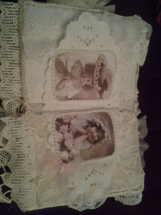 Vintage Lace Book #2 Hand Sewed