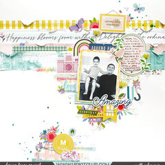 Layout created with Hip Kit Club March kits