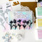 Artistic Blossom holographic card set