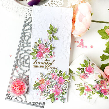 Bloom Slimline Card