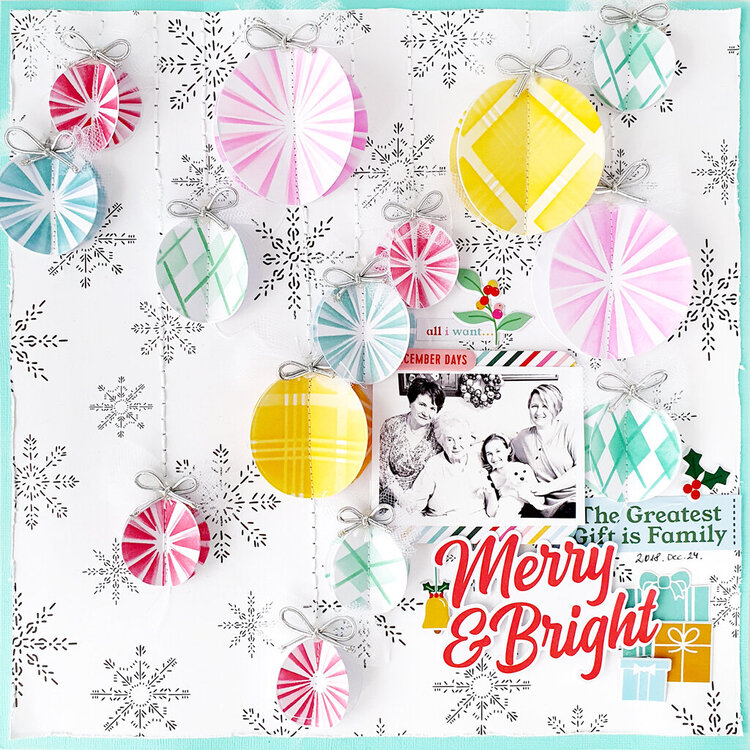 Merry &amp;Bright layout