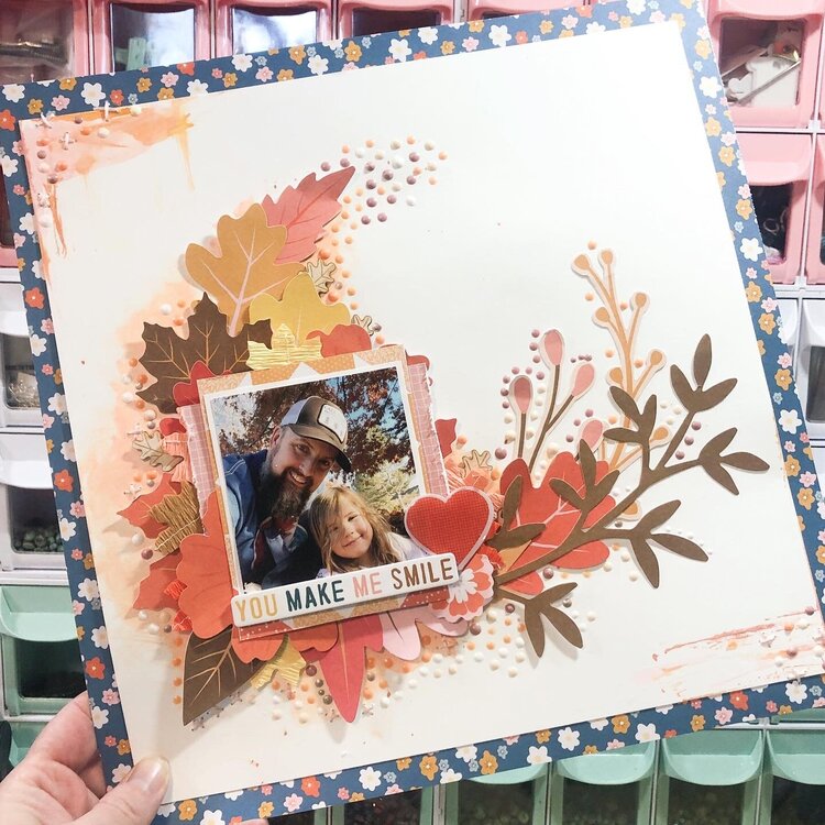 Fall themed layout