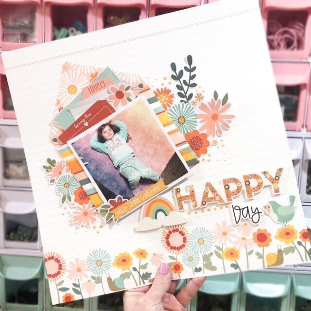 Happy Day - Simple Stories Full Bloom 