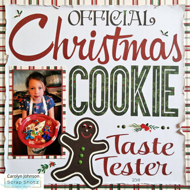 Official Christmas Cookie Taste Tester