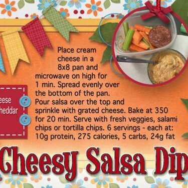 Cheesy Salsa Dip