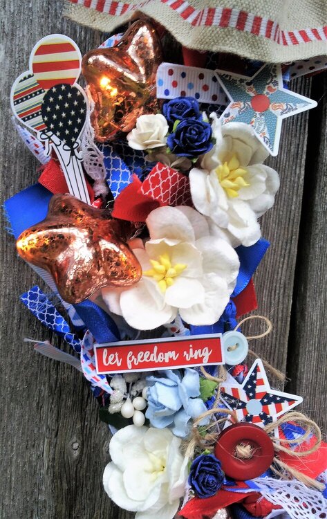 Americana Ribbon Wreath