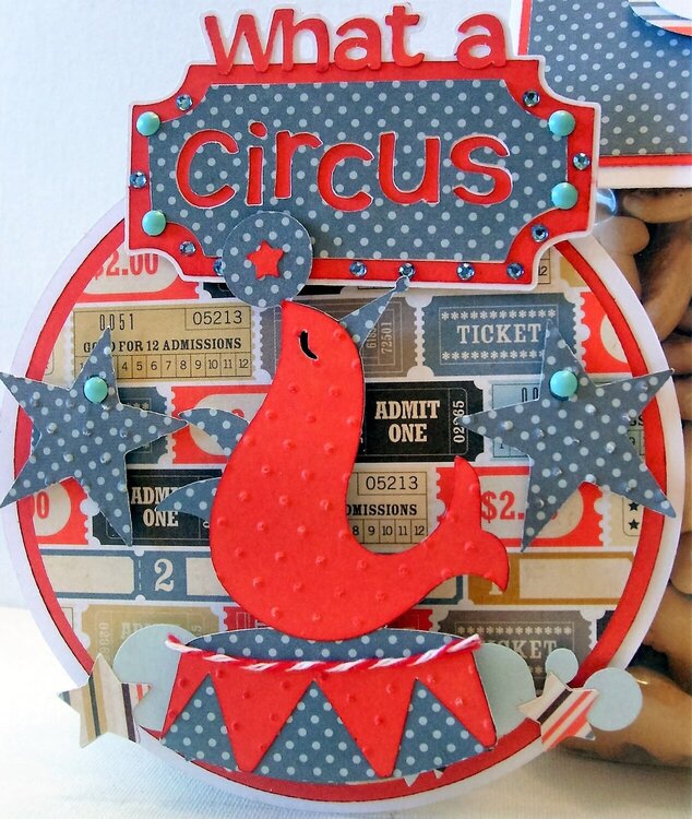 What A Circus Circle Card