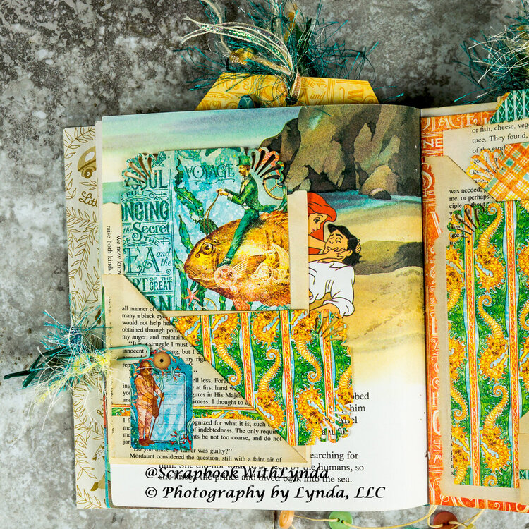 How to Make a Book Page Wraparound Double Pocket