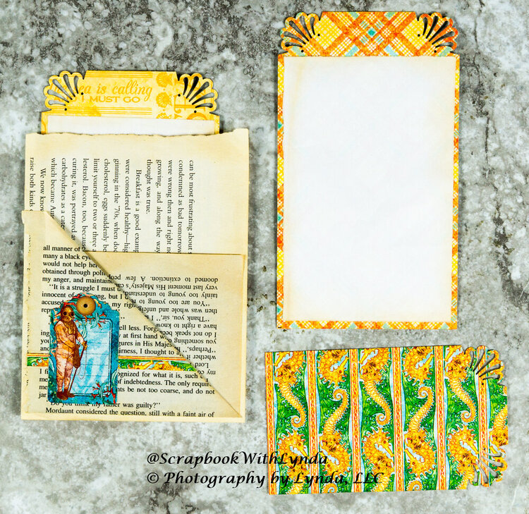 How to Make a Book Page Wraparound Double Pocket