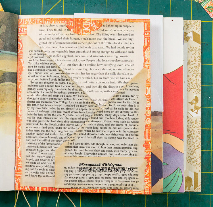 How to Make a Book Page Crisscross Quadruple Pocket