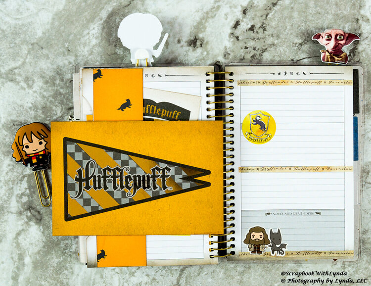 Harry Potter Junk Journal  Hufflepuff Section