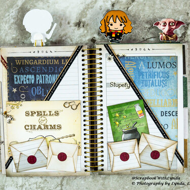 Harry Potter Junk Journal  Spells & Charms Section