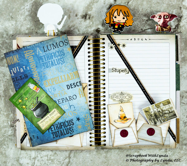 Harry Potter Junk Journal Spells & Charms Section - Project Idea