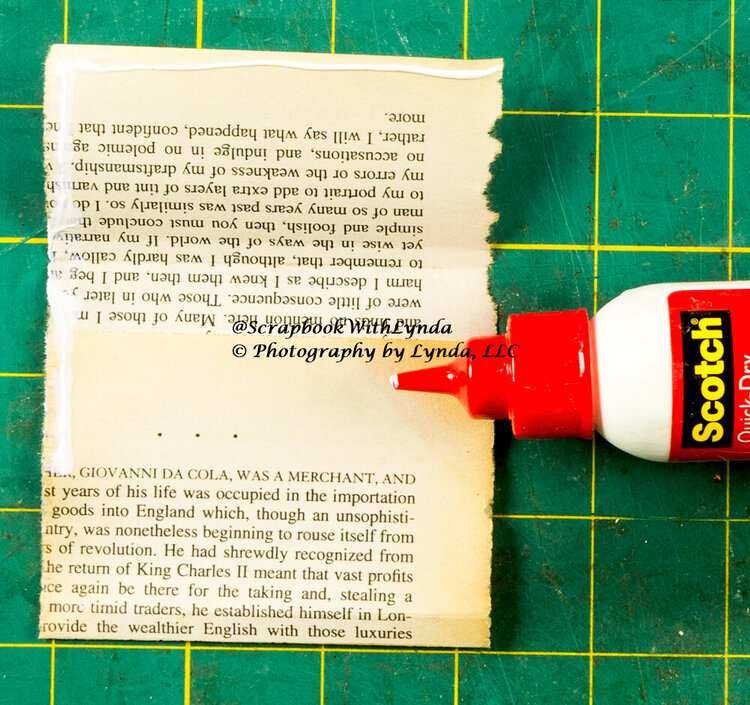 How to Make a Book Page Pocket