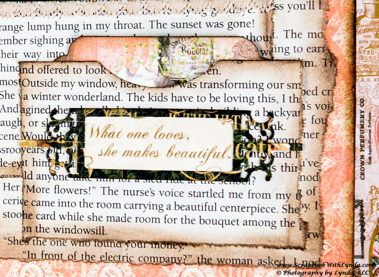 Layered Book Page Junk Journal Pockets