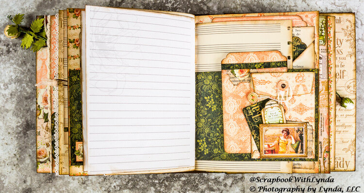 Portrait of a Lady Junk Journal Journaling Pages