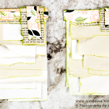 How to Make Torn Notepads and Covered Paperclips for a Junk Journal
