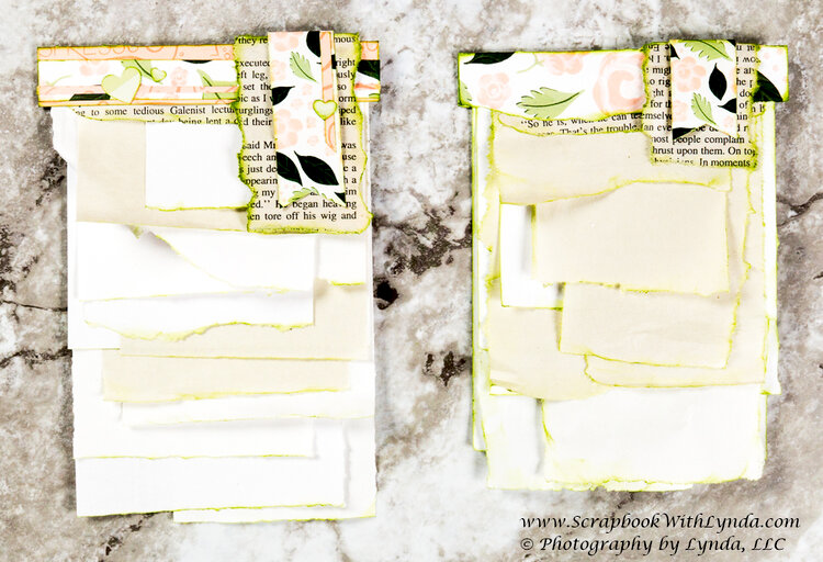 How to Make Torn Notepads and Covered Paperclips for a Junk Journal