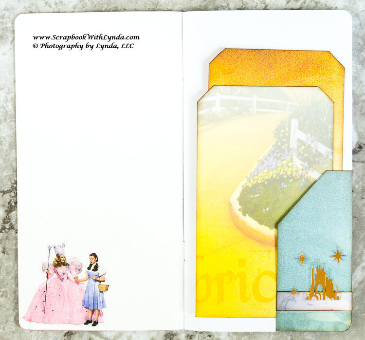 Glinda Wizard of Oz Junk Journal Insert