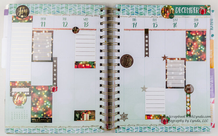 Christmas Before the Pen Planner Spreads