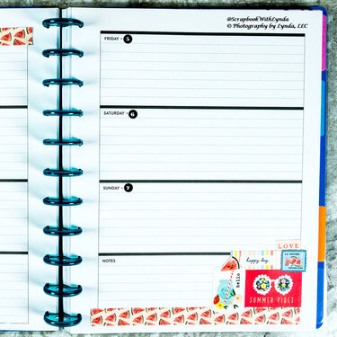 The Best of Summer Planner Spread