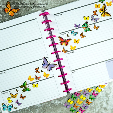 Butterfly Before the Pen Planner Page