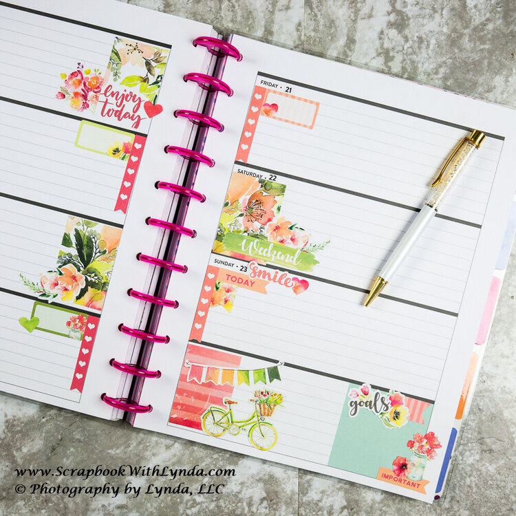 Springtime Before the Pen Planner Spread