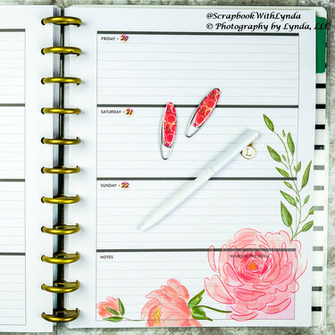 Roses Planner Spread