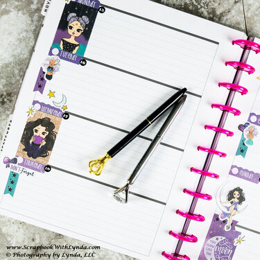It&#039;s All About Purple Planner Spread