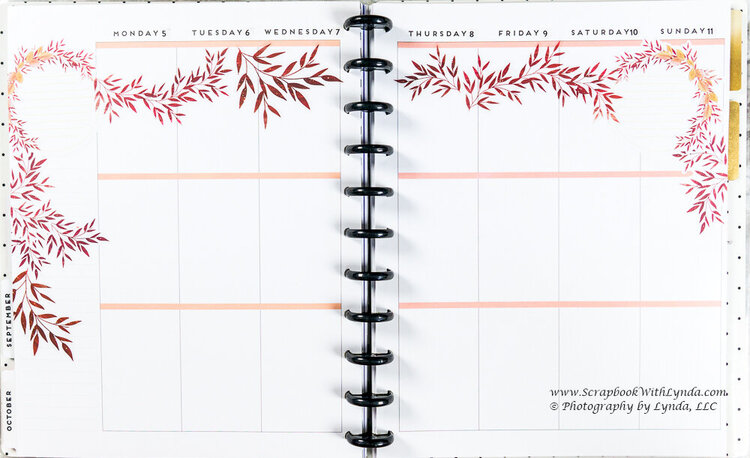 Fall Leaves Before the Pen Planner Spread
