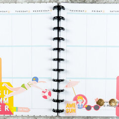 Beach Themed Before the Pen Planner Spread