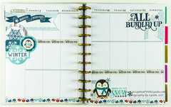 I Love Winter Planner Layout - Before the Pen