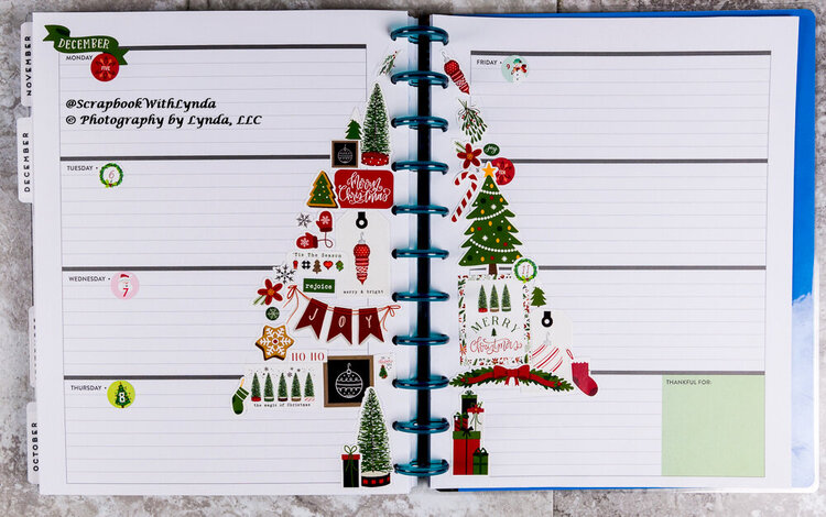 Time to Decorate the Tree Christmas Planner Spread