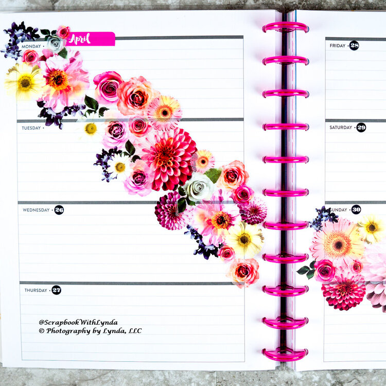 Tons of Flowers Planner Page