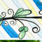 Hand Drawn Vines and Flowers Scrapbook Layout