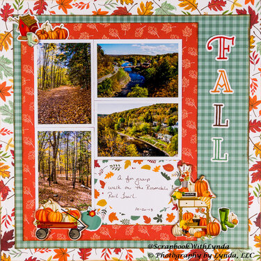 Using Multiple Photo Mats on a Scrapbook Layout