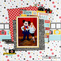 The Mouse and Me Scrapbook Layout