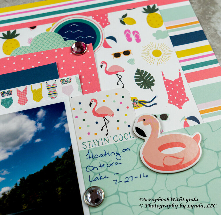 How to Create Interest on a Scrapbook Layout with Pattern Paper