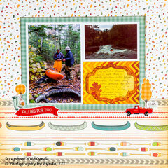 Paddling Adventure Scrapbook Layout