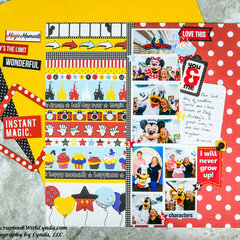 Create a Lively Scrapbook Layout with Border Strip Paper