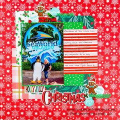 Christmas Layout with Puck from Sea World
