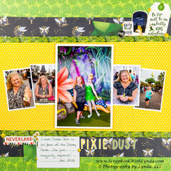 Tinker Bell at Disney World Scrapbook Layout