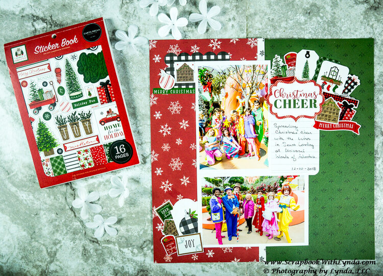 Christmas with the Whos Scrapbook Layout