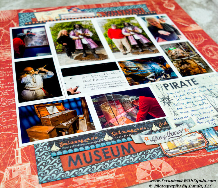 Whydah Pirate Museum Scrapbook Layout
